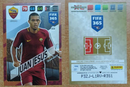 AC - 233 JUAN JESUS  AS ROMA  PANINI FIFA 365 2018 ADRENALYN TRADING CARD - Skating (Figure)