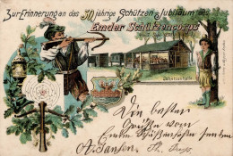 Emden (2970) 50 Jähriges Schützenjubiläum Emder Schützencorps 4. Bis 7. September 1898 Schützenhaus I- - Autres & Non Classés