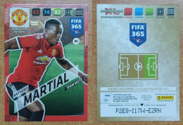 AC - 80 ANTHONY MARTIAL  MANCHESTER UNITED  PANINI FIFA 365 2018 ADRENALYN TRADING CARD - Pattinaggio Artistico