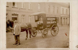 Liblar (5042) Bäckerei Joh. Barth Pferdekutsche Foto-AK I-II - Other & Unclassified