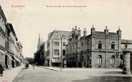 Eschweiler (5180) Marienstrasse Hotel Schützenhaus Litfaßsäule  Wettersäule I - Autres & Non Classés