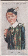 40 Scotland - Children Of All Nations 1924  - Ogdens  Cigarette Card - Original, Antique, Push Out - Ogden's