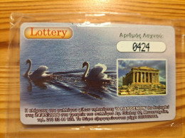 Prepaid Phonecard Greece, Animex - Bird, Swan, Acropolis 1.000 Ex. - Mint In Blister - Greece