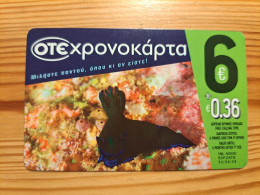 Prepaid Phonecard Greece, OTE - Undersea Life - Grèce