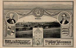 Gerabronn (7182) 16. Hohenloher Gausängerfest Und 60 Jährige Gründungsfeier Und Dem Goldenen Fahnenjubiläum Des Liederkr - Sonstige & Ohne Zuordnung