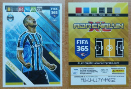 AC - 293 CICERO  GREMIO  PANINI FIFA 365 2019 ADRENALYN TRADING CARD - Pattinaggio Artistico