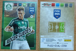 AC - 43 ROGER GUEDES  PALMEIRAS  PANINI FIFA 365 2018 ADRENALYN TRADING CARD - Skating (Figure)