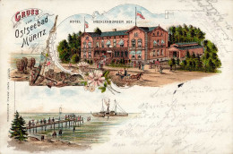 Müritz (o-2553) Hotel Mecklenburger Hof 1898 I- - Sonstige & Ohne Zuordnung