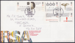 GB Great Britain 2004 FDC Royal Society, Arts, Commerce, Rowland Hill, William Shipley, Eric Gill, Chimney Sweep, Art - Brieven En Documenten