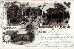 Calbe (o-3310) Gasthaus Hohendorfer-Busch Schützenhaus 1898 II (kleine Stauchung) - Otros & Sin Clasificación