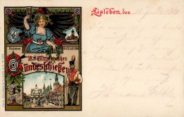 Eisleben (o-4250) 18. Mitteldeutsches Bundesschießen 15. Bis 23. Juli 1899 I- - Sonstige & Ohne Zuordnung