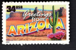 2016402344 2002 SCOTT 3563 (XX) POSTFRIS MINT NEVER HINGED  -  GREETINGS FROM AMERICA - ARIZONA - Unused Stamps