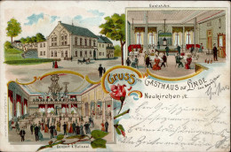 Neukirchen (o-9124) Gasthaus Zur Linde I-II (Marke Entfernt) - Sonstige & Ohne Zuordnung