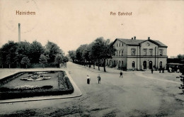 Hainichen (o-9260) Bahnhof 1915 I - Autres & Non Classés