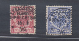 2 TIMBRES OBLITERES "STRASSBURG RUPRECHTSAU". - Usati