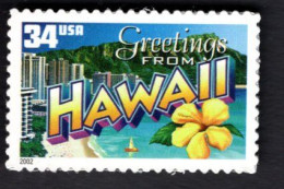 2016408173 2002 SCOTT 3571 (XX) POSTFRIS MINT NEVER HINGED  -  GREETINGS FROM AMERICA - HAWAII - Neufs