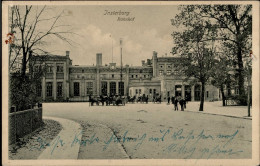 Insterburg Bahnhof 1909 II- (Löcher) - Russia