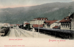 Bregenz (Österreich) Bahnhof Eisenbahn I Chemin De Fer - Autres & Non Classés