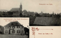 Epfig (Elsass) Gasthaus Zur Stadt Strassburg I- - Autres & Non Classés