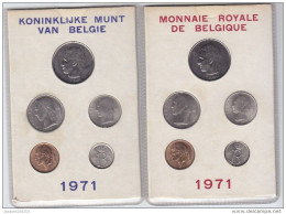 SET 1971-1972-1973-1974 Fleurs De Coins - FDC, BU, BE & Estuches