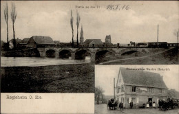 Regisheim (Elsass) Gasthaus Heinrich 1916 II (Stauchung) - Autres & Non Classés