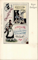 Württemberg-GSK Stuttgart Ausstellung Für Elektrotechnik Und Kunstgewerbe 1896 I-II Expo - Other & Unclassified