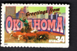 2016426449 2002 SCOTT 3596 (XX) POSTFRIS MINT NEVER HINGED  -  GREETINGS FROM AMERICA - OKLAHOMA - Unused Stamps
