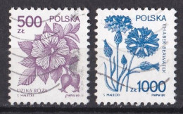 Pologne - République 1981 - 1990   Y & T N °  3057 Et  3058  Oblitérés - Gebraucht