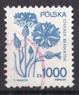 Pologne - République 1981 - 1990   Y & T N °  3058  Oblitéré En Rouge - Gebraucht