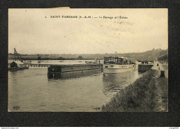 77 - SAINT FARGEAU - Le Barrage Et L'Ecluse  - 1910 - Saint Fargeau Ponthierry