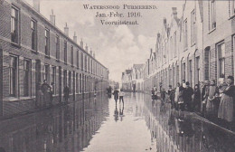 482193Purmerend, Watersnood Jan.-Febr. 1916 Vooruitstraat.(zie Randen) - Purmerend