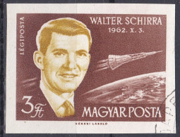 Hongrie Poste Aérienne 1962 ND Walter Schirra   (A19) - Used Stamps