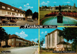 73887145 Monheim Rhein Krischer Strasse Gaenseliesel Rathaus Hochhaus Rathauspla - Monheim