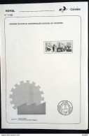 Brochure Brazil Edital 1988 14 National Confederation Industry Ship Plane Car Without Stamp - Lettres & Documents