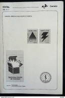 Brochure Brazil Edital 1988 04 Energy Rationalization Without Stamp - Lettres & Documents
