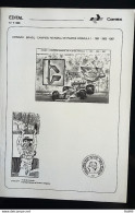 Brochure Brazil Edital 1988 05 Nelson Piquet Champion Formula 1 Car Flag Without Stamp - Lettres & Documents