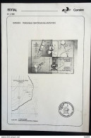 Brochure Brazil Edital 1988 03 Antartic Scientific Research Without Stamp - Lettres & Documents
