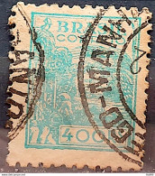 Brazil Regular Stamp RHM 359A Grand Daughter Corn Gastronomy 400 Reis Filigree P 1941 Circulated 9 - Oblitérés