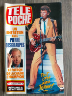 Magazine TELE POCHE N° 910 JOHNNY HALLYDAY PHILIPPE DE DIEULEVEUT PSYCHOSE II Du 20/07/1983 MARCO POLO  NEUF - Actie