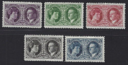 Luxembourg Yv 187/91,exposition Philathèlique 1927. 5 Valeurs Tous ** /mnh - Unused Stamps