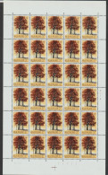 Belgium 1970 European Year Of Nature Conservation (Trees)  Full Sheets Plate 3 And 4 MNH ** - 1961-1970