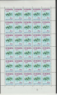 Belgium 1972 Europa-Cept Full Sheets Plate 4 And 2 MNH ** - 1971-1980