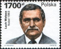 POLONIA - AÑO 1990 - Lech Walesa, Premio Nobel De La Paz 1.983 - Usados - Usati