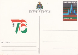 Italia 76 - Enteros Postales