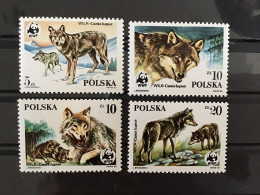 Poland 1985 Wolves Mint SG 2990-3 Mi 2975-8 Yv 2787-90 - Neufs