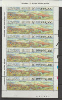 Belgium 1990 Battle Of Waterloo Full Sheet Plate 2 MNH ** - 1971-1980