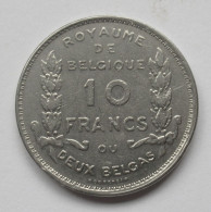 België 10 Francs 1930 Frans - 10 Frank & 2 Belgas