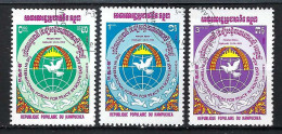 KAMPUTCHEA Ca.1983: Lot D' Obl. Petit Prix - Kampuchea