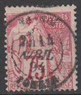 COLONIE GENERAL TYPE ALPHEE DUBOIS N° 58 OBL  CACHET HA-NOI TONKIN TB - Used Stamps