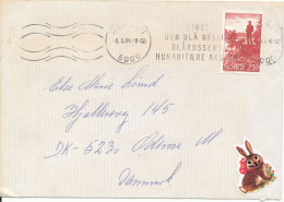Norway Cover Sent To Denmark Bergen 8-5-1984 Single Franked - Lettres & Documents